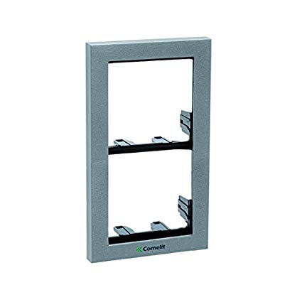 Telaio 2 Moduli Serie IKALL con Cornice Colore Silver